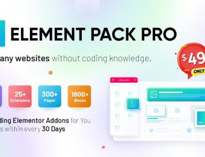 Element Pack v7.13.3 – Addon for Elementor Page Builder WordPress Plugin (Nulled)
