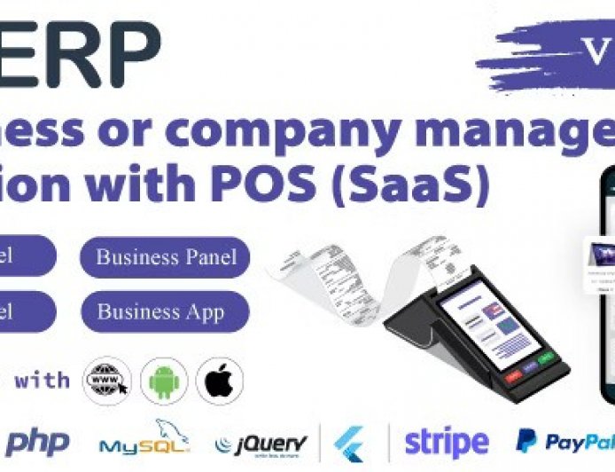 WeERP (SAAS)  – Business or company management solution with POS including web panel
